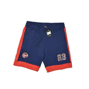 FISLL Men's Indiana Fever Clark Basketball #22 Blue Red Size L Cotton Blend NEW